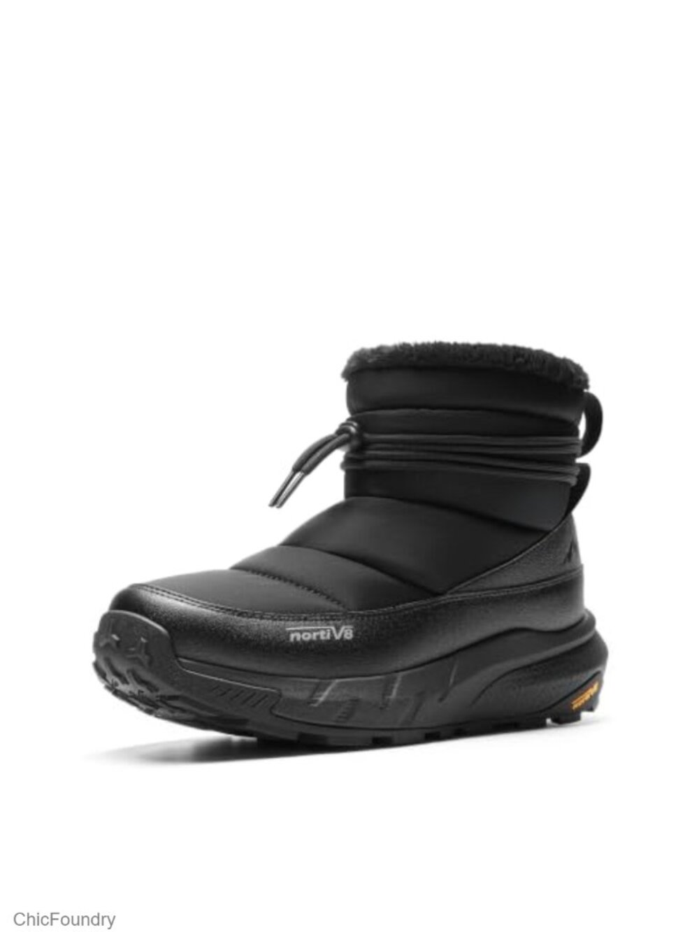 Men's Wide Winter Snow Boots Insulated Waterproof Faux Leather